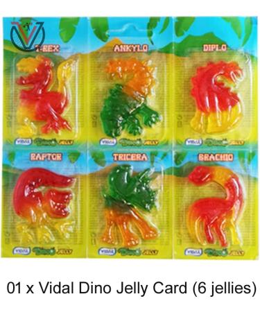 VIMIX 06 x Diffrent Types | Random Mixed Jelly Cards - Ocean Creepy Snakes Dino Pizza & Dragon - Buy Online on GoSupps.com
