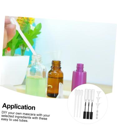 Healeved 27 Pcs Mascara Tube Eyelash Cream Tube Eyelashes Tube Pipettes Dropper Eyelash Tube Plastic Black 1 g (Pack of 1) Blackx3pcs - Buy Online on GoSupps.com