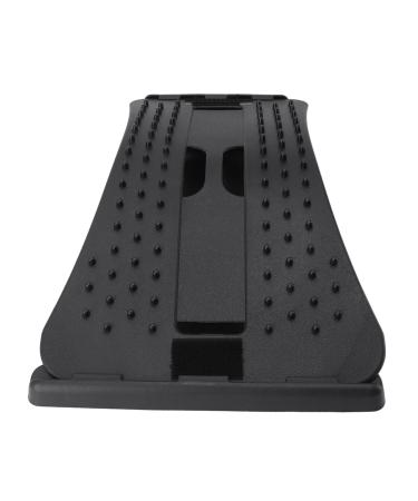 Ymiko Adjustable Lumbar Back Cracker Board Improve Posture Back Stretching Light and Compact ABS Material for Easy Cleansing Relieve Back Discomfort through Physical Stretching