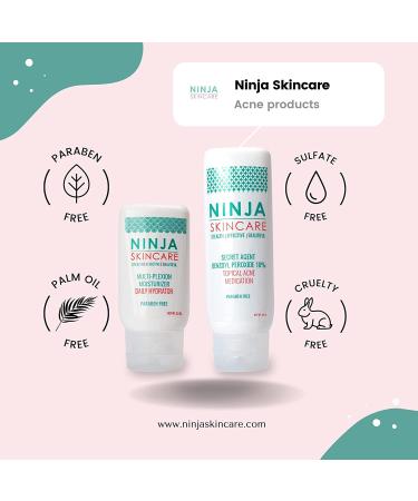 Ninja Balancing Cleanser - Sulfate & Paraben Free Facial Cleanser with White Oak Bark Extract | pH Restoring Non-Irritating Formula | 5.5 OZ - Buy Online on GoSupps.com