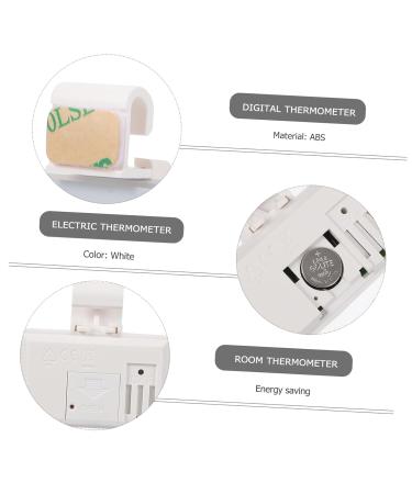 MipCase Mini Refrigerator Hygrometer - 3-Piece Glass Temperature & Humidity Measuring Device for Home & Aquarium - Multi-functional 5.5x5x1.5cm - Buy Online on GoSupps.com