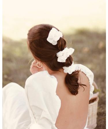 RTTYOA Oversized 7.8inch Soft Silk Organza Scrunchie - Leopard Cheetah Hair Bands - Buy Online on GoSupps.com