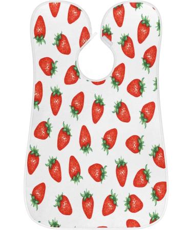 Beard Bib Apron for Men | Non-Stick Waterproof Hair Catcher | Grooming Cloth with Strawberry Design - Perfect for Shaving & Trimming - Buy Online on GoSupps.com