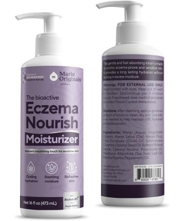 Marie Originals Eczema Nourish Moisturizing Lotion for Dry Itchy Sensitive Skin Relief Hypoallergenic Formula with Colloidal Oatmeal & Natural Botanicals | Eczema Cream for Kids & Adults | 16 Fl Oz 16 Fl Oz (1 Pack) - Buy Online on GoSupps.com