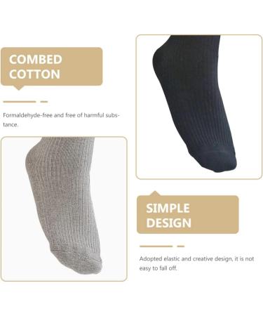Healifty 5 Pairs Diabetic Socks for Elderly, Nursing, Pregnant Women - Non Slip Gripper Socks - Diabetic Care Supplies (Mixed Color) - Buy Online on GoSupps.com