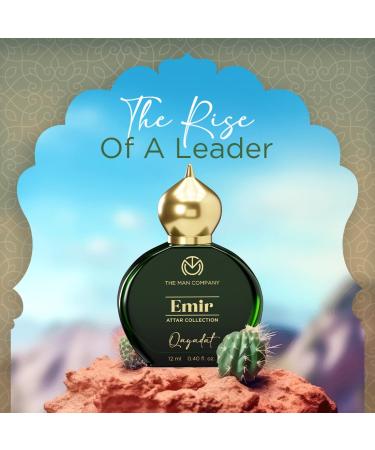 The Man Company 100% Alcohol-Free Attar Perfume for Men Qayadat Emir Collection | Premium Long Lasting Fragrance | 35% Highly Concentrated Perfume Oil - Buy Online on GoSupps.com