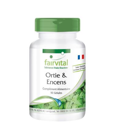Fairvital | Nettle and incense - 20 days - VEGAN - Highly dosed - 4000mg of Nettle Leaf Extract per daily dose - 90 capsules - Boswellia serrata with at least 65% boswellic acids.