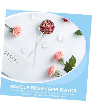 OHPHCALL 100pcs Disposable Eyeliner Brush Precise Eyeliner Brush Gel Eyeliner Brush Eyeliner 9x6.5cm White - Buy Online on GoSupps.com