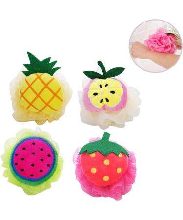8 Pcs Mesh Sponge Shower Ball Soft Bath Pouf for Luxurious Cleansing | International Shipping Available - Buy Online on GoSupps.com