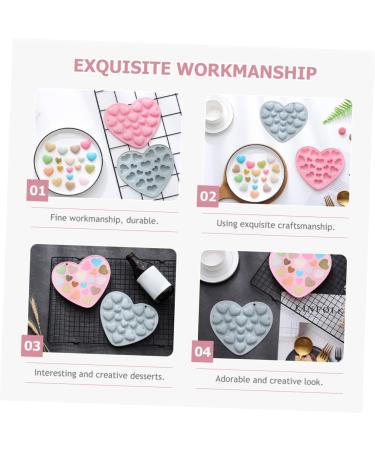 Ciieeo 8 Pcs Mold Christening Favours for Guests Halloween Decor Ice Cubes Chocolate Hand Decor Heart Decor Candy Chocolate Candy Decor Food Grade Silicone Baking Tools Pastry 17.1x15.1cmx4pcs Bluex4pcs - Buy Online on GoSupps.com