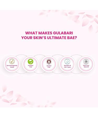 Dabur Gulabari Rose Water/Skin Toner 250ml - Hydrating & Refreshing Formula - Buy Online on GoSupps.com