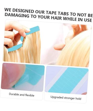 minkissy 6 Sheets Double Sided Adhesive Hair Extension Adhesive Hair Extension Tape Hair Wig Tape Lace Front Wig Tape Lace Front Wigs Hair Extension Sticker Pu Extension Bar - Buy Online on GoSupps.com