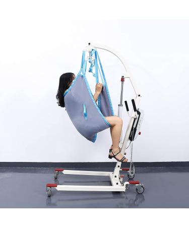 Patient Lift Sling Adjustable Full Body Transfer Belt Moving Assist for Elderly Disabled and Bedridden Max 600lb Weight Capacity