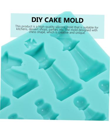 Milisten Mold Ice Chess Silicone Mould De para Gelatinas Silicone Biscuit Moulds Custom Chocolate Mould Dessert Baking Mould Fondant Cake Mould Fudge Candy Silica Gel Clay - Buy Online on GoSupps.com