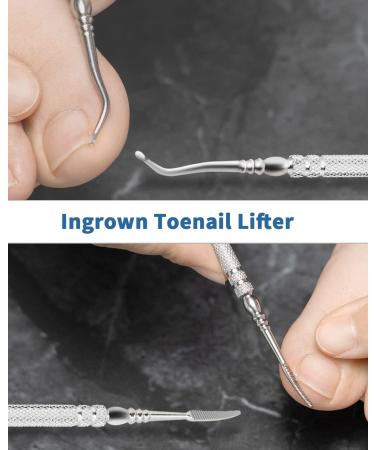 WONSIM Heavy Duty Toenail Clippers for Seniors & Adults - Sharp Curved Blade for Thick, Ingrown Nails - Includes Ingrown Toenail File and Lifter - Buy Online on GoSupps.com
