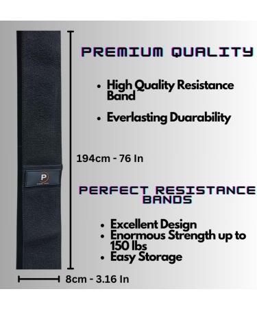 PQ Extra Long Resistance Bands (194cm) - Heavy Duty Workout Hoops for Maximum Power & Mobility | International Shipping - Buy Online on GoSupps.com