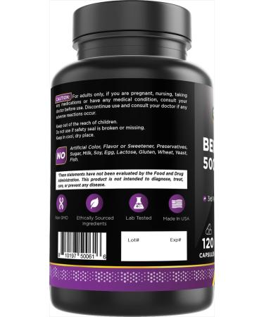 Oxify Berberine 500 mg | 120 Capsules | Gluten-Free Non-GMO | Supplement Made in USA - Buy Online on GoSupps.com