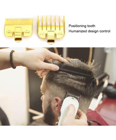 Vintage Oil Head Hair Clipper Limit Comb Positioning Tooth Electroplating Guide Comb Haircut AccessorySilver Normal Model:general Limit Comb Suitable for Max (Gold caliper Gold caliper 1.5MM+4.5MM - Buy Online on GoSupps.com