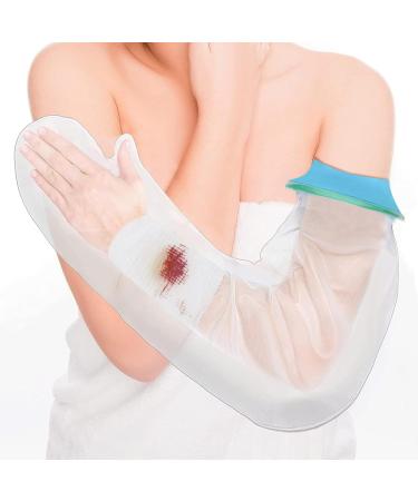SUPERNIGHT Waterproof Full Arm Cast Cover Protector - Reusable Adult Sleeve for Shower, Broken Hand, Elbow, Wrists - Keep Wound Dry - Buy Online on GoSupps.com