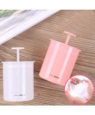 1Pc Face Cleanser Tool - Pink Shower Bath Shampoo Foam Maker | Gentle Facial Cleaning Cup for Travel & Home - Buy Online on GoSupps.com