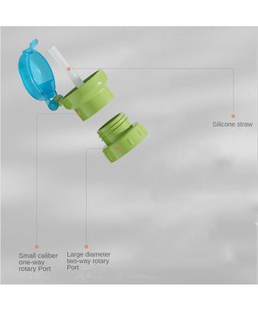 Spill Proof Water Bottle Straw Cap Portable SodaWater Bottle Twist Cover Cap with Straw for Children Adults - Buy Online on GoSupps.com