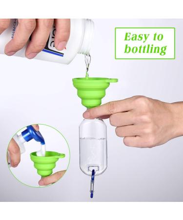 Buy Cabilock 50ml Refillable Travel Containers - 10 Portable Plastic Bottles with Hooks for International Shipping - Buy Online on GoSupps.com