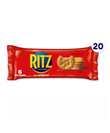 RITZ Original Crackers 20 Snack Packs - Delicious Snacking On-the-Go - Buy Online on GoSupps.com