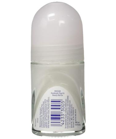 NIVEA Women Deodorant Roll On - Pearl & Beauty | 48h Protection for Smooth Underarms | 25 ml - International Shipping Available - Buy Online on GoSupps.com