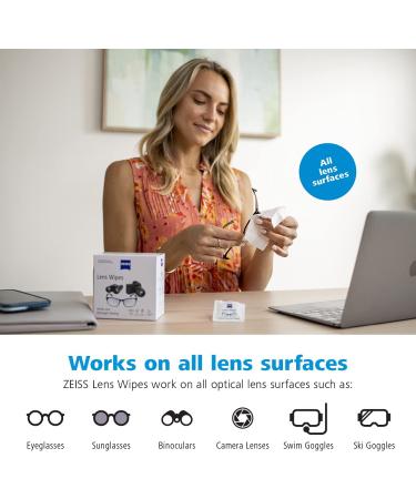 ZEISS Pre-Moistened Lens Cleaning Wipes - 600 Count - Buy Online on GoSupps.com