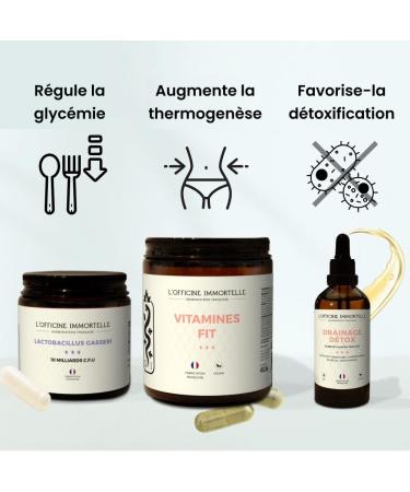 CHALLENGE FIT IN 30 DAYS OF IMMORTELLE OFFICINE | Helps with Weight Loss | Eliminates Toxins | Green Coffee | Green Tea | Made in France - Buy Online on GoSupps.com