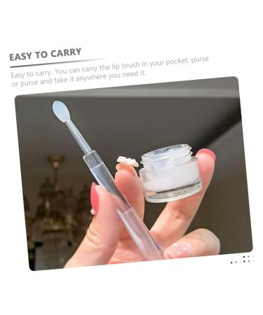 6pcs Silicone Lip Wands - Portable Lip Scrubber & Makeup Applicator Brushes for Lipstick & Eyeshadow - Buy Online on GoSupps.com