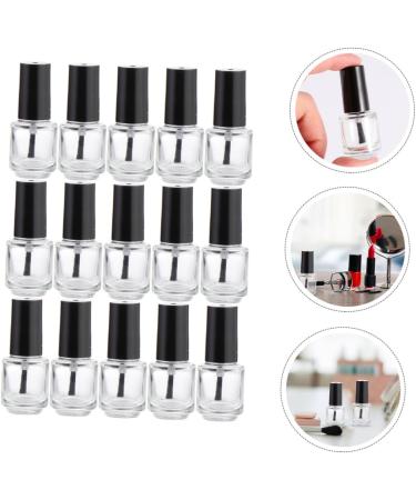 TEHAUX Lot de 25 Flacons Vides pour Vernis Ongles 5Ml Bouteilles en Verre Pinceau et Couvercle en Aluminium lectrolytique tanches et Compactes pour Rangement et Voyage - Buy Online on GoSupps.com