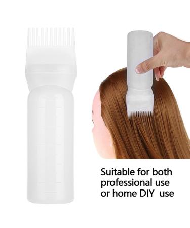 160ml White Hair Dye Applicator Bottle - Perfect for Hair Coloring & Shampoo Application | Durable & Easy to Use - Buy Online on GoSupps.com