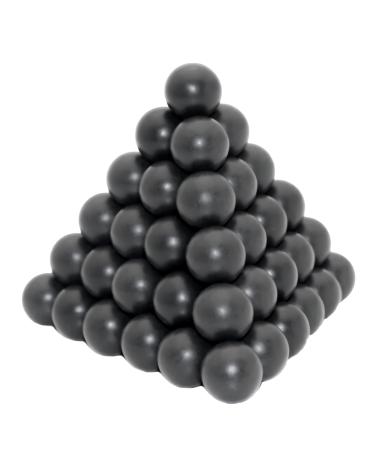Paintballs,Cy,SHWAILLT 100 X.68 Caliber Jawbreaker Solid Balls,Self Defense Nylon,Re-Usable Non-Lethal Indoor Training Outdoor Combat Shooting Paint Balling Guns Ammo .68Cal (Black)