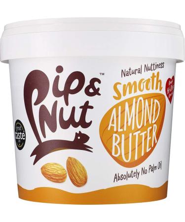 Pip & Nut Pip& Nut Smooth Almond Butter 1 kg (pack of 6)