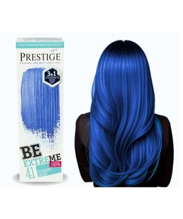 Rosa Impex Semi-permanent hair dye balm 41 Hawaiian Blue BeEXTREME 100% Ammonia Free Paraben Free PPD Balzam otttenochny bezsulphatny dlia volos 41 Gavaiski sins