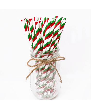 Wshao Store 25pcs Christmas Paper Straws Snowflake Drinking Straw Merry Christmas Decorations for Home 2023 Xmas New Year Party Supplies (Color : 4-red Green Tree) - Buy Online on GoSupps.com