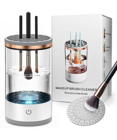 Make Up Brush Cleaner Dryer Make Up Brush Cleaner Make Up Brush Cleaner Brush Cleaner for Quick Colour Changing Easy to Clean Reusable transparent