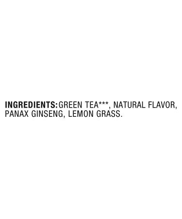Lipton Lemon Ginseng Green Tea Bags 1.13oz 20 Count - Pack of 6 | Supports a Healthy Heart - Buy Online on GoSupps.com