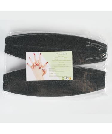 URAQT 16PCS Professional Nail Files Set 100/180 Grit - Double-Sided Emery Board for Nail Grooming and Styling (Black) - Buy Online on GoSupps.com