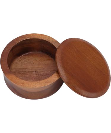 Men's Wooden Shaving Brush Bowl & Soap Shell - Portable Facial Cleaning Tool for Smooth Shaving - Buy Online on GoSupps.com