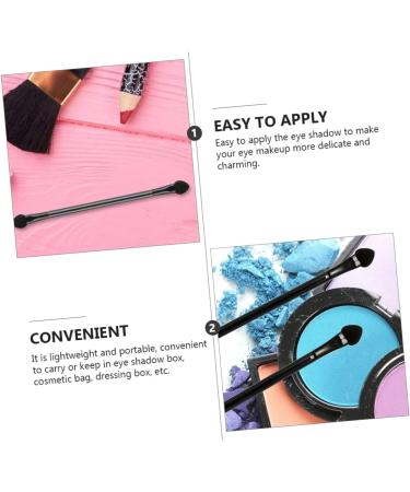 Healeved 60 Pcs Double Ended Eyeshadow Brush Double-headed Eyeshadow Stick Cosmetic Tool Artificial Fiber - Buy Online on GoSupps.com