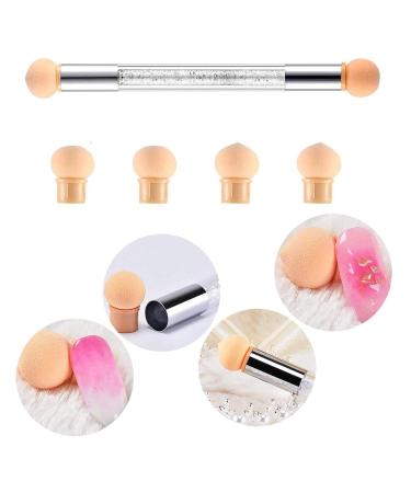Buy 1 Set Nails Art Brush Set - Gradient Sponge & DIY Nail Design Painting Pen | International Shipping Available - Buy Online on GoSupps.com