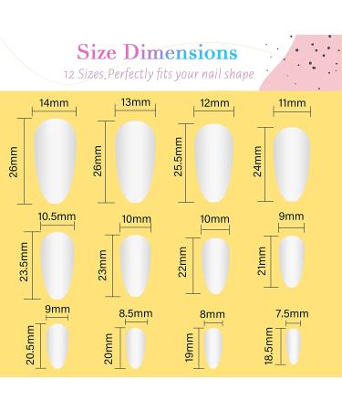 Canvalite French Tip Press On Nails Medium - Pearl Almond Short Glue On Nails - 24 Nail Kit with Adhesive Tabs - Reusable Fake Nails - White French with Pearl - Buy Online on GoSupps.com