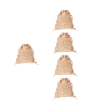 NOLITOY 5pcs Hair Dryer Storage Bag Sports Bag Hairdryer Sackpack Hair Tools Travel Bag Hairdryer Bag Fabric 29.50X25.50X1.00CMx5pcs Light Yellowx5pcs