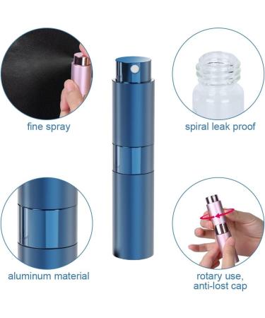 Darbermu 8ML Travel Perfume Atomiser Bottles 3 PCS Mini Portable Perfume Atomiser Refillable Spray Bottles Aftershave Atomiser Empty Travel Bottles with Funnel and Refill Pump for Travel Vacation Blue - Buy Online on GoSupps.com