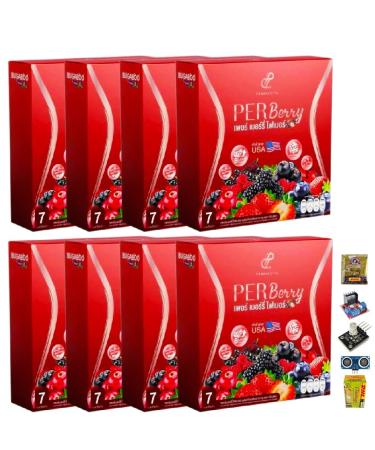 Innovative 7 Sachets/Box Nourish Moisture Smooth Skin Per Berry Plus Fiber By Aum Patchrapa Pananchita Set 8 No0896542465 By Beautygoodshop Get Free For You Beauty Gifts