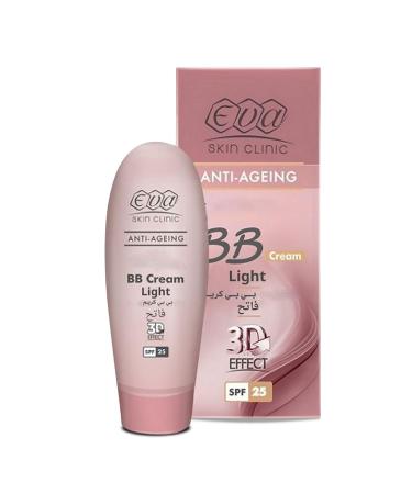 Eva Skin Clinic BB Cream Light (1.69oz / 50ml) The Most Efficient Solution For Your Complexion It Provide You With 5 Instant Effects Coverage & Absorbing Excess Oil