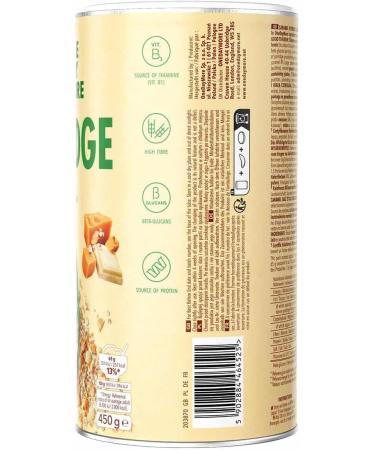 OneDayMore Porridge au Caramel Sans Sucre | 3 x 450 g de muesli d avoine sans sucre | Flocons d avoine v ganes pour le petit-d jeuner base d ingr dients 100% naturels | Collations saines - Buy Online on GoSupps.com