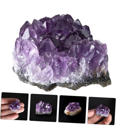 FOMIYES 5pcs Natural Crystal Cluster Natural Geode Cave Feng Shui Ornament Irregular Crafts Natural Minerals - Buy Online on GoSupps.com